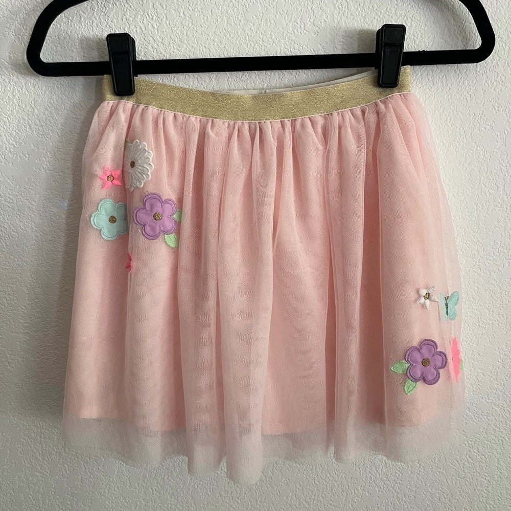 Oshkosh B’gosh Girls Embroidered Flower Tulle Skirt